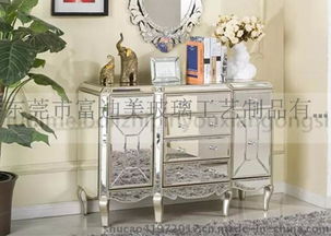 欧式新古典镜面家具的魅力 富迪美玻璃制品定制柜类全解析